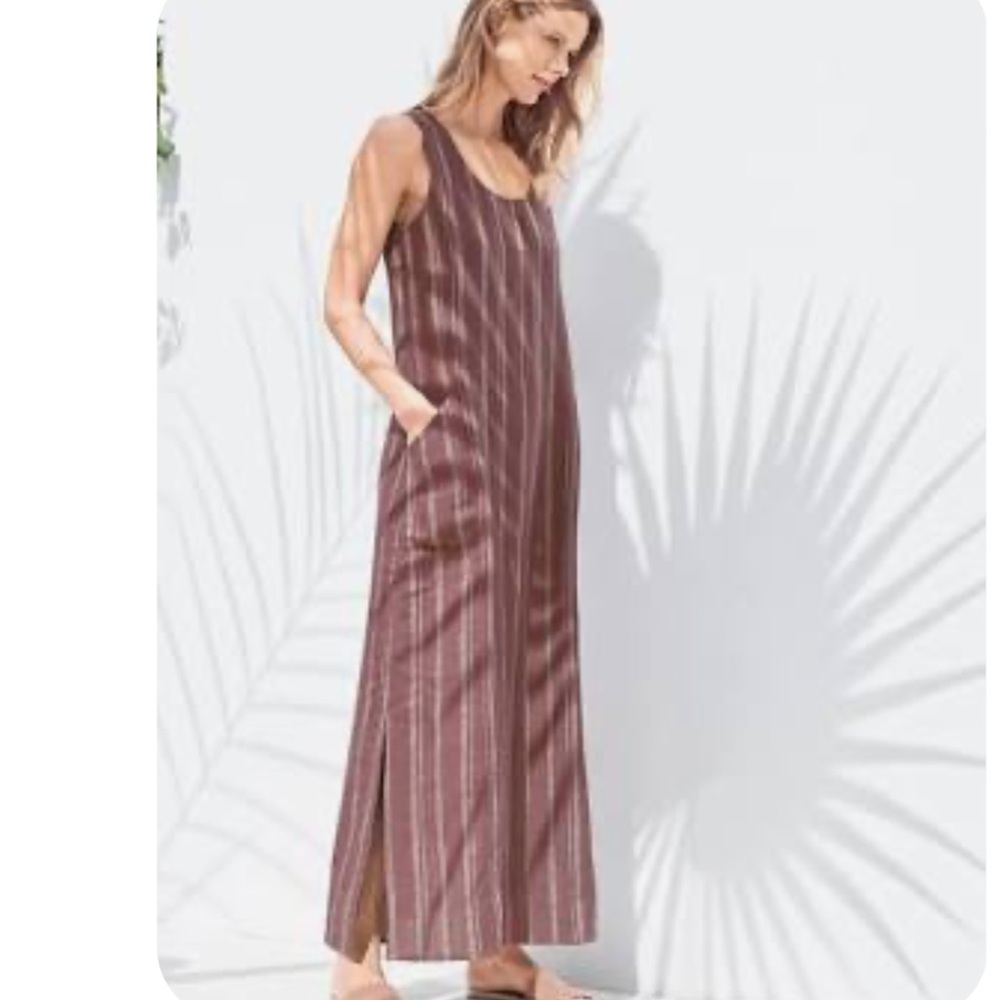 Garnet Hill linen tank dress